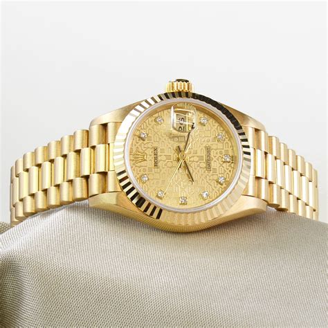 rolex goldkette|gold rolex women.